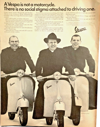 Vespa motor scooter 1965 - vespa,