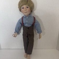 Vintage Porcelain Boy Doll