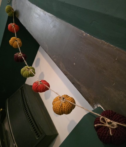 Handmade knitted pumpkin - handmade,