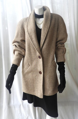 Vtg 1940 style tan tweed - vtg, 1940's