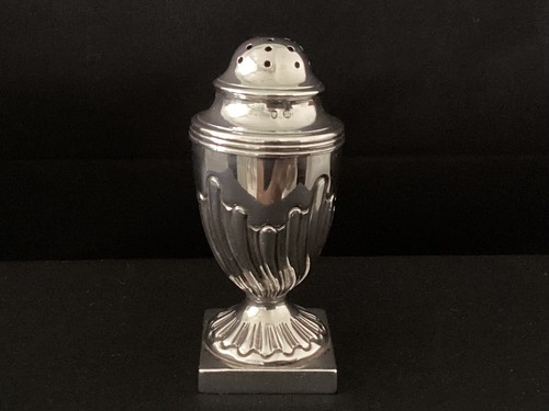 Antique sterling silver pepper - sterling,