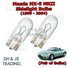 For Mazda MX5 Front Sidelights Parking Lights Side Light Bulbs MX-5 MK2 (99-04)