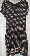 Cath Kidston Size 8 May Fit 10 T Shirt Dress Star Print Pockets