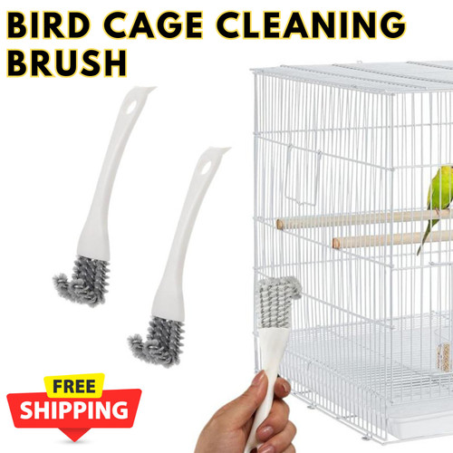 Bird cage cleaning brush - bird,