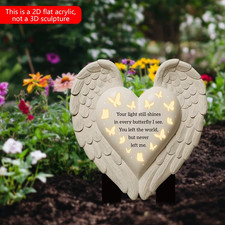 Acrylic flat memorial grave - 2d,