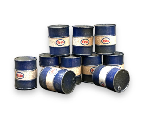 Model railway esso oil drums - esso,