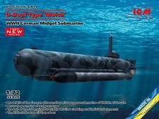 ICMS019 - ICM 1:72 - U-Boat Type 'Molch' WWII German Midget Submarine