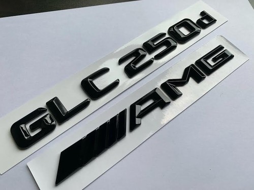Gloss black glc250d amg - black, rear