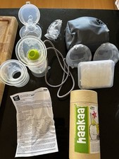 Haakaa Silicon Breast Pump, Colostrum Syringe Set and Nipple Shield
