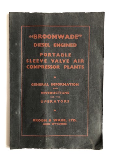 Broomwade instructions - broomwade,