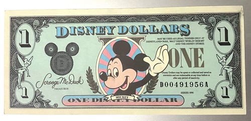 Disney dollar 1990 - $1,