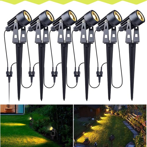 Garden spike lights - 6-in-1,