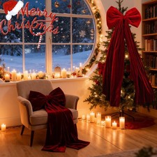 XL Luxury Velvet Christmas Bow