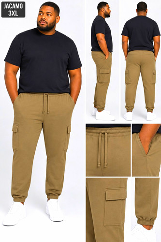 Jacamo men 3xl beige cargo - men’s,
