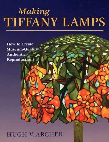 Making tiffany lamps - making,