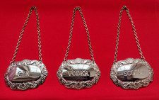 6x Vintage DECANTER LABEL