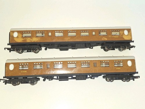 Hornby r745 teak coaches - teak, 2