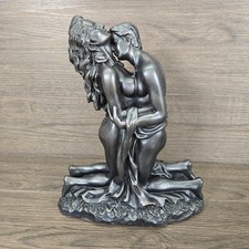 Crosa Erotic Nude Figurine Loving Couple Coldcast Bronze Affect Statue 1998 