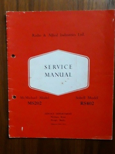 Mcmichael model ms202 - mcmichael,