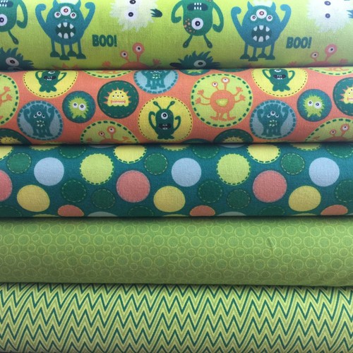 Fabric freedom monster mayhem - freedom,