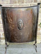 Vintage Metal Fireplace Cover Screen