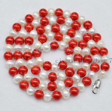 Beautiful 8mm Red Coral 7-8mm