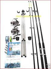 Sea Fishing Kit Set 2 Rod 2 Reel Tripod Tackle Beachcasters