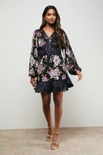 Oasis Floral Dress Womens