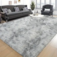 Fluffy Rugs Large Shaggy Rug Living Room Bedroom Anti-Slip Soft Carpet Floor Mat