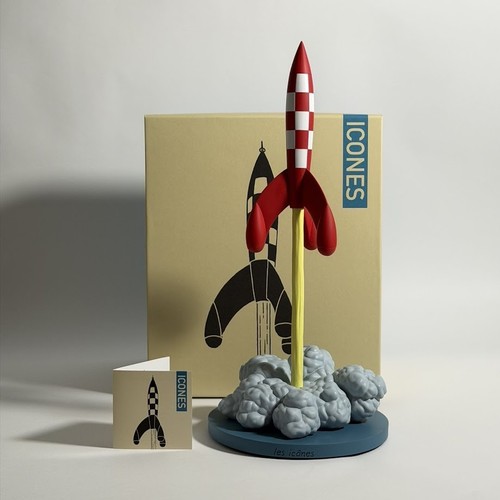 Tintin 46405 moon rocket - tintin,