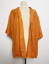 Luella Orange Linen Open