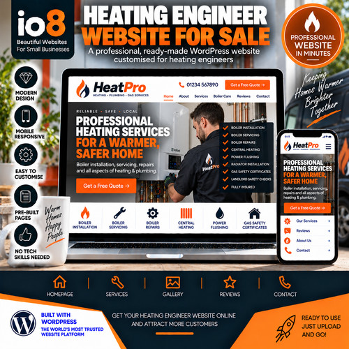 Heating engineer website - heating,