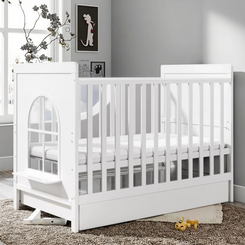 Baby wood bed - baby, cot