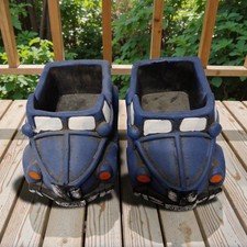Set of 2 Vintage Vehicle Plant