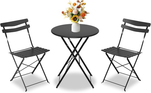 Piece bistro set folding - 3,