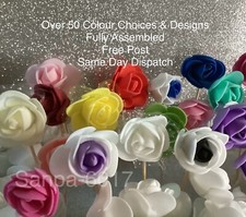 Cupcake topper flowers - cupcake,