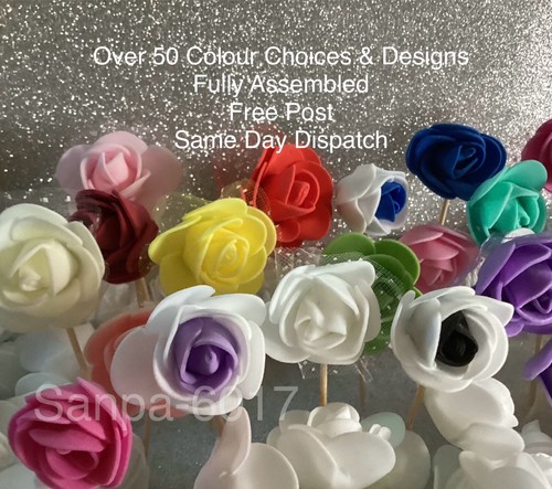 Cupcake topper flowers - cupcake,