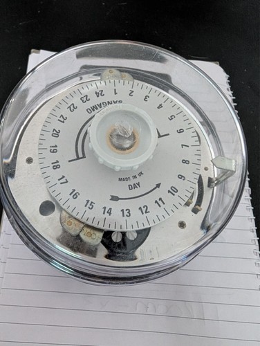 Sangamo s254 time clock - s254,