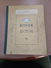 Rover P4 60 75 90 Original