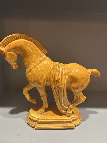Tang horse mustard yellow - horse,
