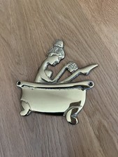 Vintage Brass Wall plaque Art