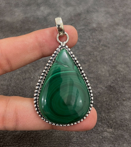 Malachite natural gemstone 925 - natural,