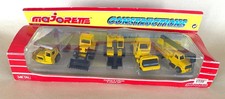 Vintage Majorette 5 x diecast metal construction vehicles. In original packaging