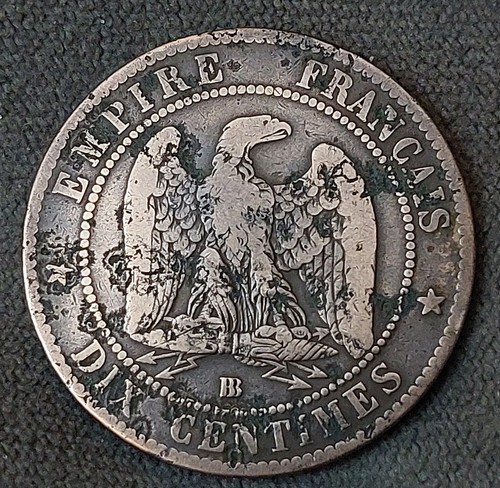 1861 centimes coin - 10,