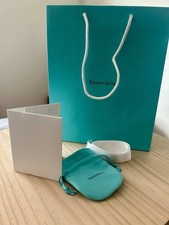 Tiffany & Co gift bag, gift card, jewellery pouch and ribbon.Brand new