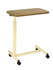 Homecraft Overbed Table, Portable Desk with Castor Wheels, Writing Surface