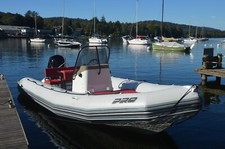 Zodiac 650 Pro Open rigid inflatable rib, Mercury 4 stroke and SBS Trailer