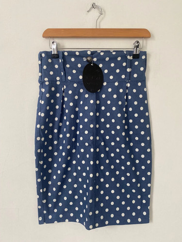 Collectif skirt blue white - 26,