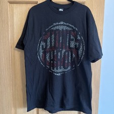 Stones Throw X Stussy Men’s Medium Black T-shirt Very Rare