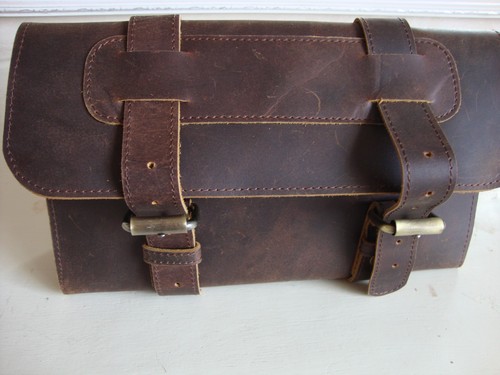Vintage motorcycle tool bag - vintage,